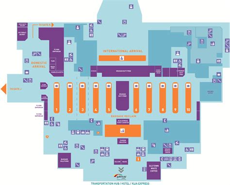 klia2 terminal map.